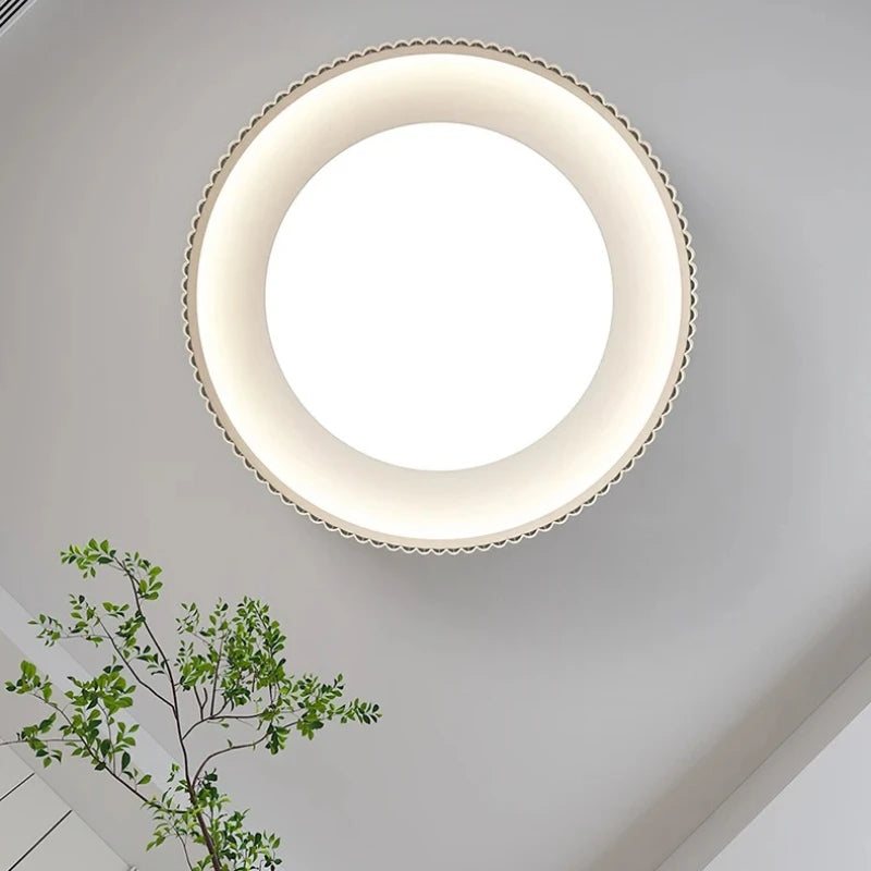 plafonniers led modernes blanc noir rayures verticales éclairage quotidien cuisine salle manger télécommande minimaliste