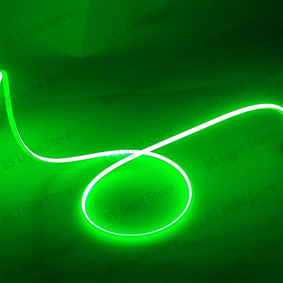ruban led flexible lumineux décoration intérieure clips fixation couleur orange blanc rouge
