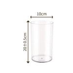 vases modernes transparents rectangulaires lisses intérieur décoration arrangement floral table