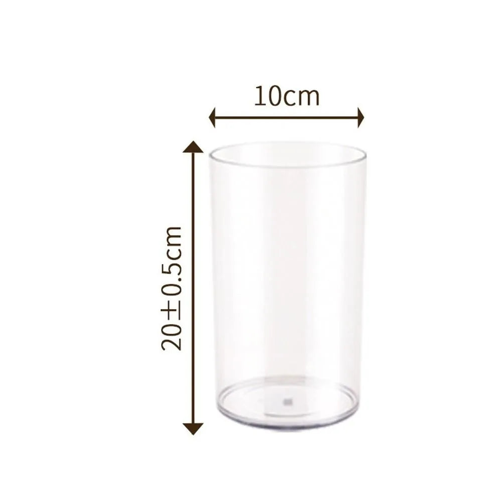 vases modernes transparents rectangulaires lisses intérieur décoration arrangement floral table