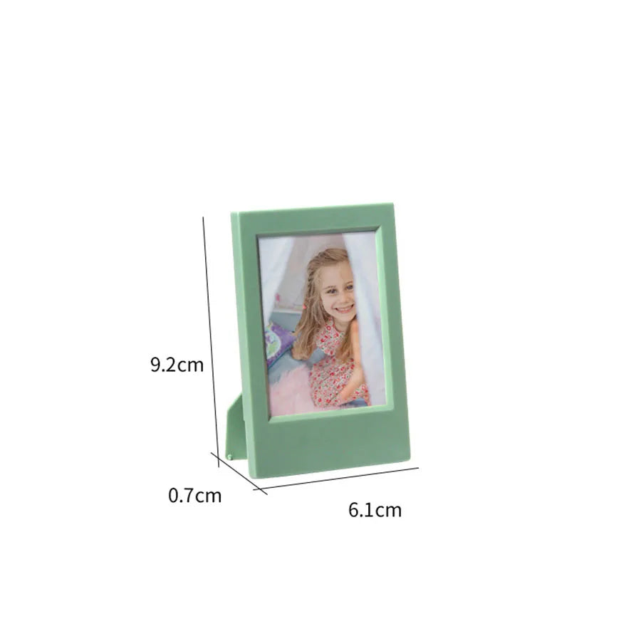 cadre photo moderne minimaliste noir blanc plaid vert clair rose bleu jaune gris hologramme