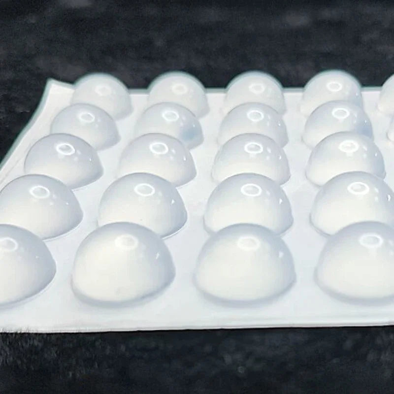 pads autoadhésifs silicium ronds noirs anti dérapage choc amortisseurs 16mm 18mm 20mm modernes