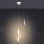 suspension lumineuse moderne spirale noir doré blanc translucide scandinave
