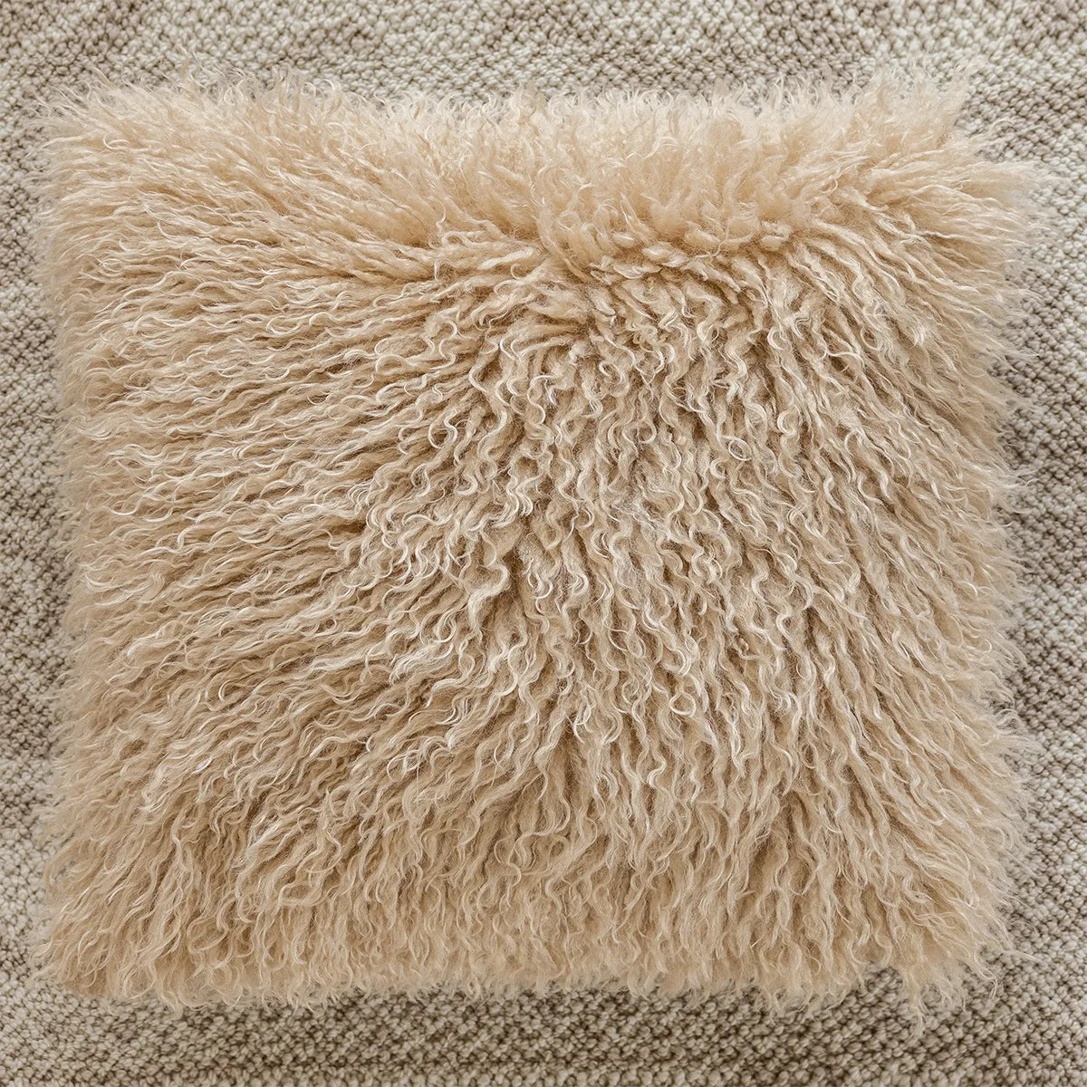 housse coussin rectangle 35x90cm boho chic motif rayures beige tassel opacité