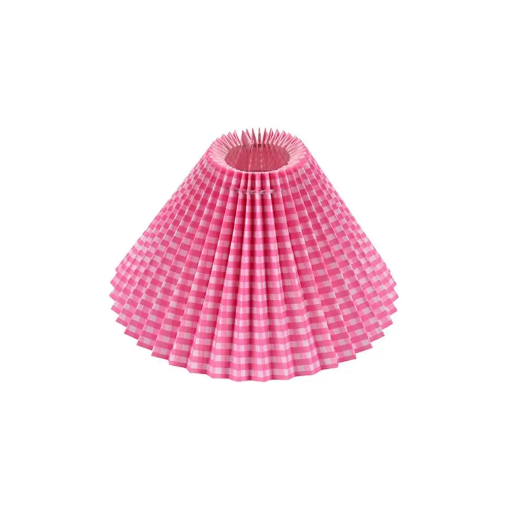 abat jour plissé moderne blanc rose vert pliable opaque salon chambre