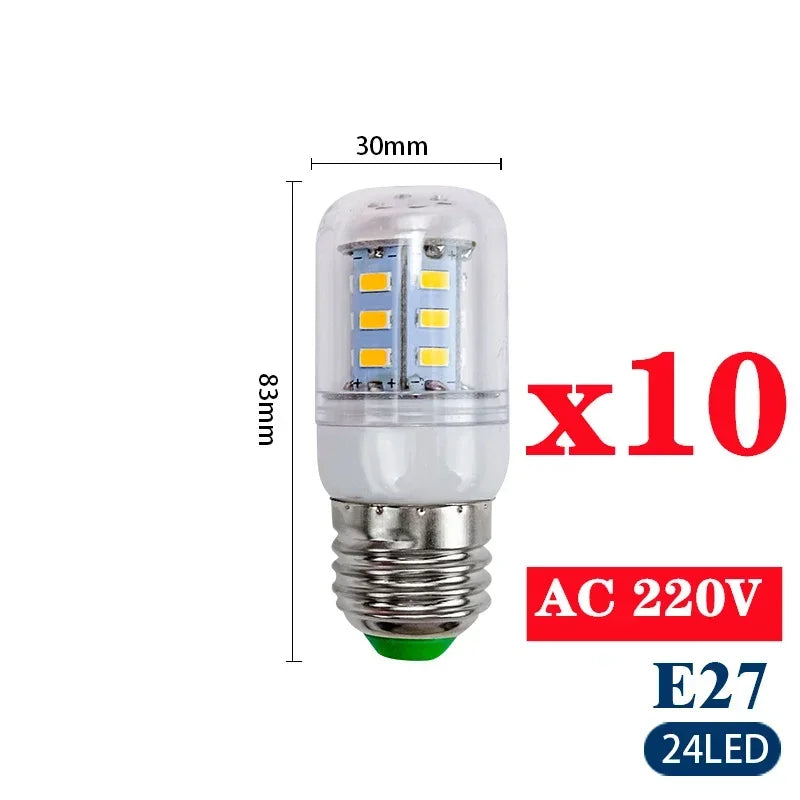 ampoule led maïs décoration intérieur blanc chaud lumière moderne lustre lustre base e14 e27