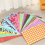 sticker deco multicolore animal cupcake enfantin adhesif photo bordure creatif points carreaux sourires cercles