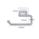 porte serviettes mural adhésif moderne blanc texture marbrée salle bain cuisine support accessoire fixe