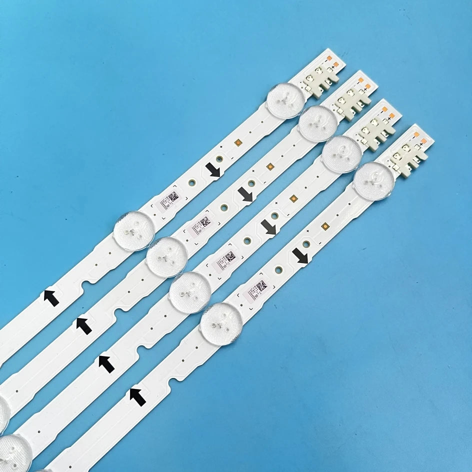 bande led rétro éclairage blanc moderne fixations 647mm led connecteurs
