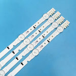 bande led rétro éclairage blanc moderne fixations 647mm led connecteurs