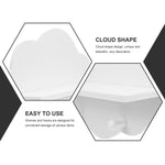 étagère murale nuage blanche moderne fixations sans perçage deco intérieur