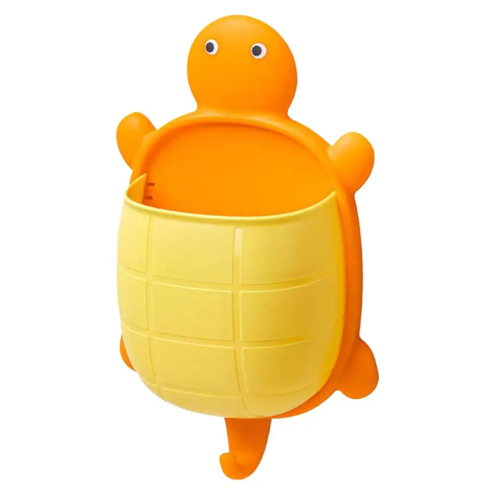 rangement tortue adhésif gris vert orange mignon moderne brosse lunettes télécommande maquillage cuillère spatule