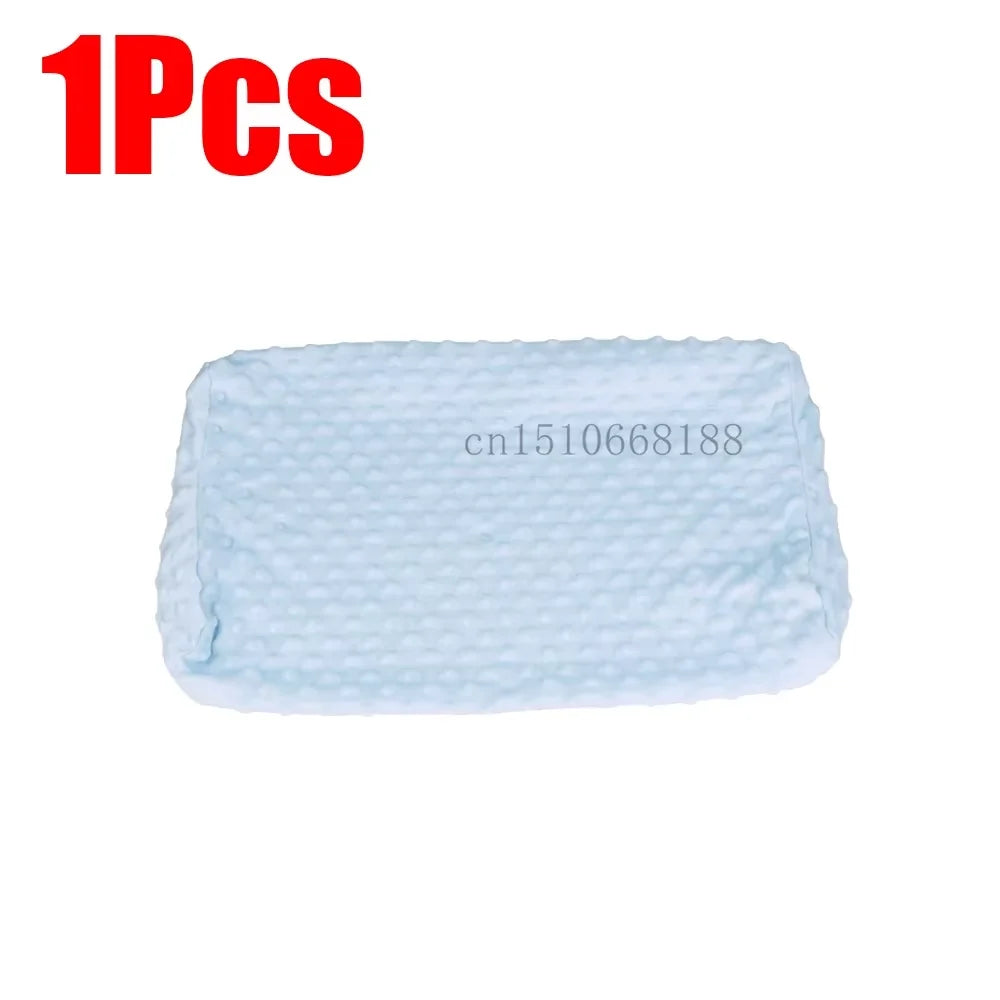 coussin mousse mémoire forme perforé bleu blanc moderne lit santé couverture protection nocturne