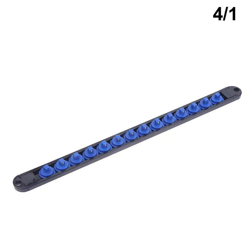 guide rail rotatif clips amovibles acier inoxydable plaque métal lisse moderne pratique bleu rouge