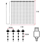 rideau lumineux led multicolore pixel art motifs jeux vidéo moderne synchronisation musique bluetooth télécommande