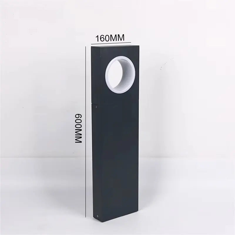 lampe solaire led noire moderne ip65 10w lumière chaude