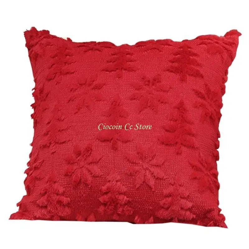 coussin carré blanc motif géométrique moderne décoration salon contemporain fixations invisibles