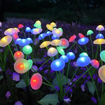 lampes solaires led modernes vert blanc bleu rouge jaune orange clips étanches extérieur jardin