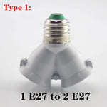 adaptateur E27 douilles led base lumiere support ajustable moderne blanc opaque