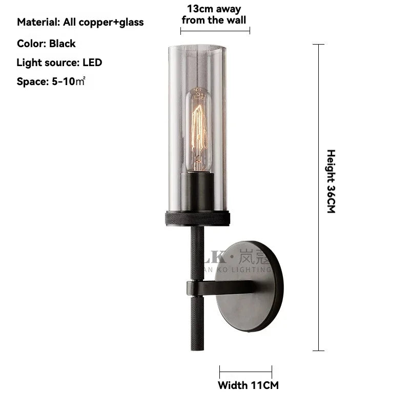 lampe murale moderne led noir doré transparent texture grille 4000k 3000k 6000k