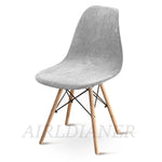 housse chaise velours polyester moderne gris vert banquet mariageolvable chaise fixations vis