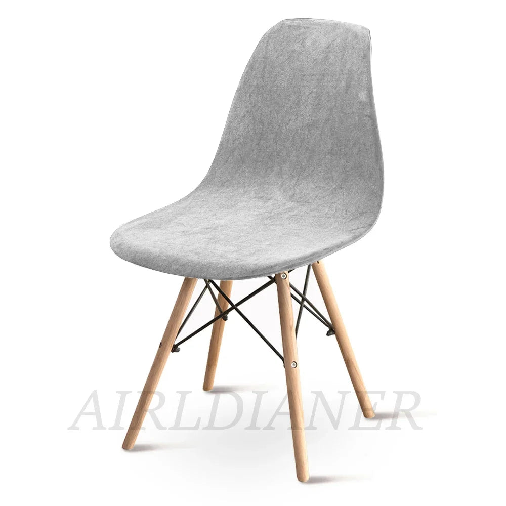 housse chaise velours polyester moderne gris vert banquet mariageolvable chaise fixations vis