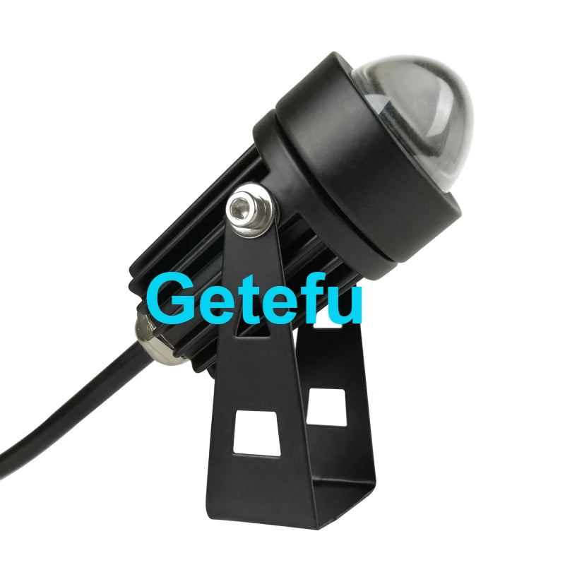 projecteur led moderne étanche noir ip65 3w 4000k aluminium flux lumineux 249paque