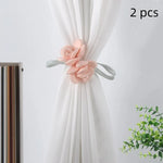 rubans fleurs tulipe couleur rose beige jaune vert clair décoratifs ajustables intérieurextérieur