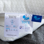 oreiller concave décoration literie coton polyester géométrique moderne blanc sommeil