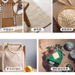 tissu jute beige clair rustique tissé poncé bricolage décoration festive naturelle opaques matériaux