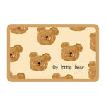 autocollant murale motif chien ours mignon texte have good dog beige rose