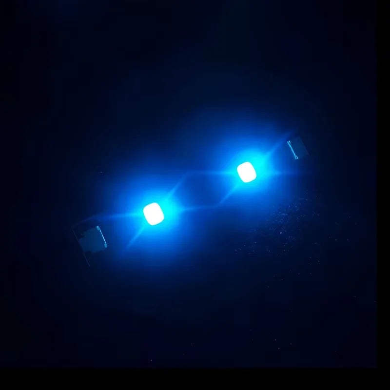 rubans led colorés adhésifs diodes intégrées modernes bleu vert rouge blanc technologie construction