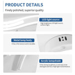 lampe led blanc minimaliste moderne éclairage intérieur salon chambre coucher