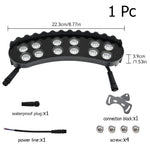 projecteurs extérieurs ip65 led spots aluminium noir éclairage paysager moderne étanches 265v fixations