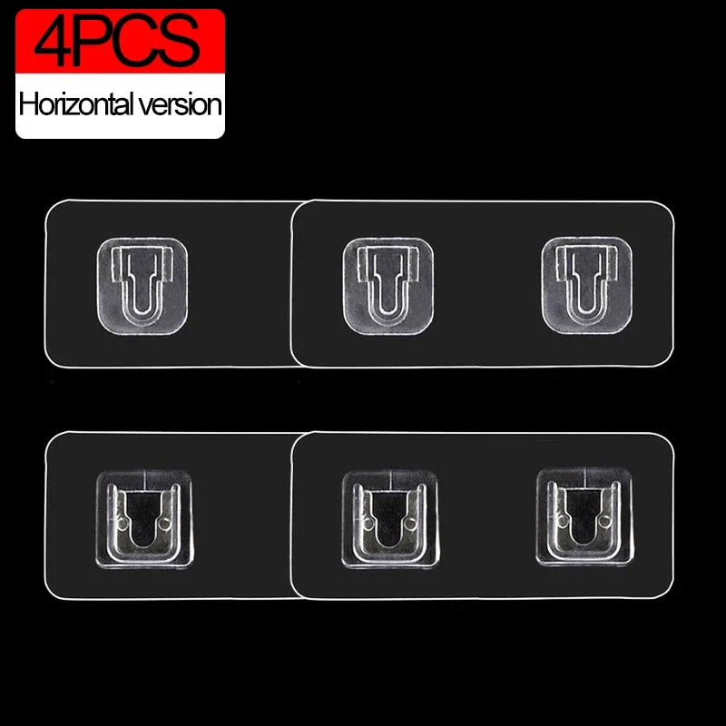 adhésifs blancs multi usages 10 pièces organiseur moderne prise électrique support cuisine blanc