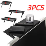 support pliable noir fibre carbone moderne clips rotatifs salon organisation imperméable unique multifonctionnel