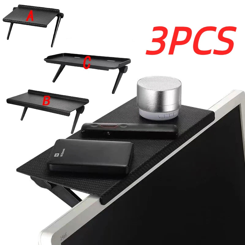 support pliable noir fibre carbone moderne clips rotatifs salon organisation imperméable unique multifonctionnel