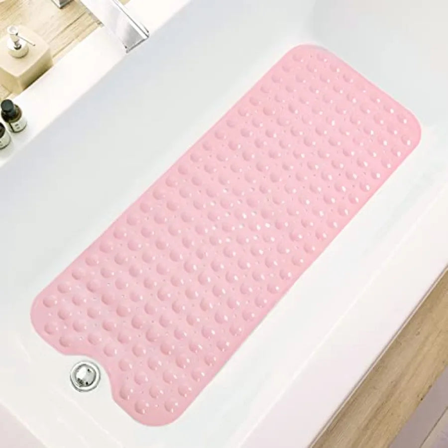 tapis bain moderne 39x16 pouces texture 200 bosses antidérapant transparent adhésif salle bain