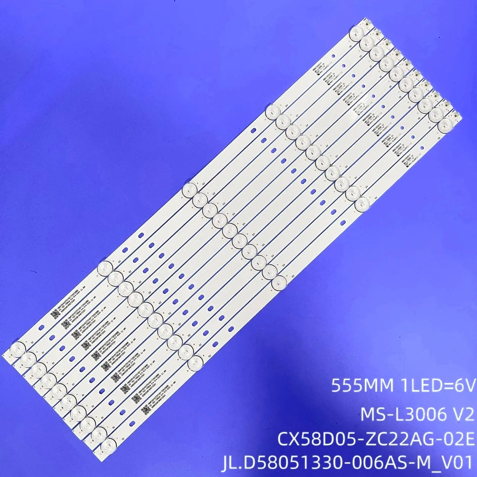 bande led blanc lisse moderne 555mm flux lumineux alu certifié ccc