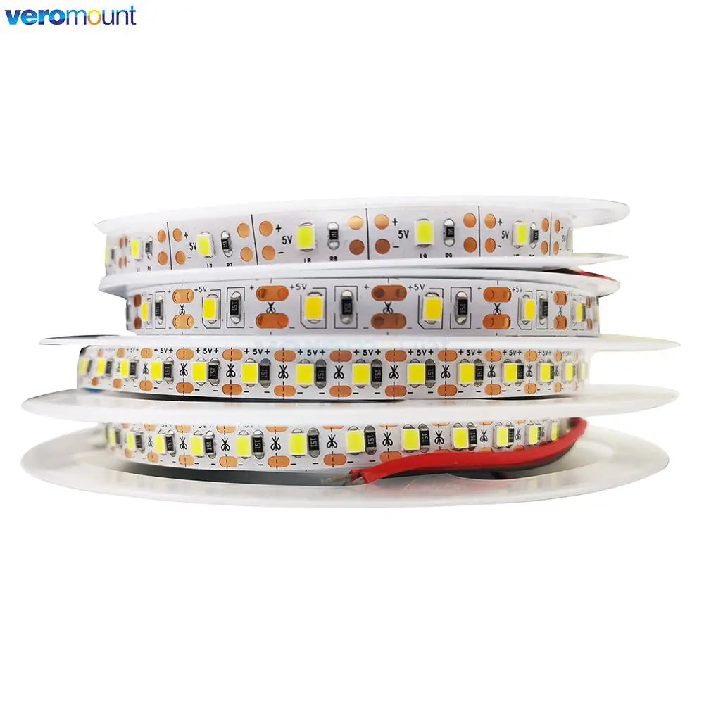 ruban led blanc 60 leds mètre adhésif moderne ip65 étanche 5v 50000 heures