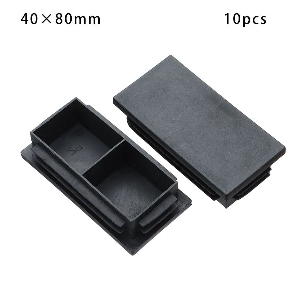 cache pieds adhésifs noirs pratiques rectangle carré anti poussière 10 pièces utilitaires