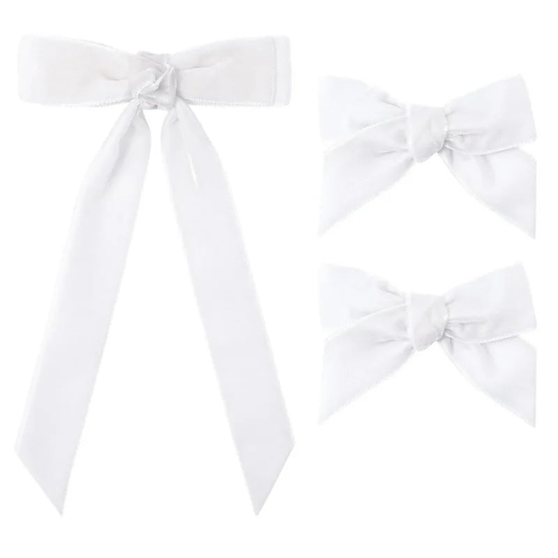 rubans velours classiques clips métalliques barrettes cheveux filles élégantes ornements cheveux ACCESSOIRES HEADWEAR