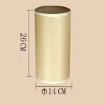 abat jour tissu texturé aspect lin table suspension moderne blanc beige clair marron foncé