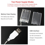 lampe néon foudre blanc moderne batterie usb deux modes opacité fixations camping événement