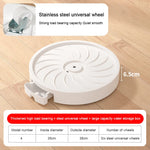 plateau fleur roulettes tiroir blanc gris moderne drainage gravé plastique pp