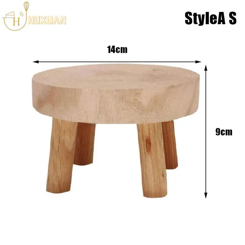 support plante bois rustique noir minimaliste pieds simplesintérieur jardinextérieur affichage fleurs