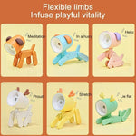 veilleuse table chien forme animaux modernes couleurs variées enfants chambre