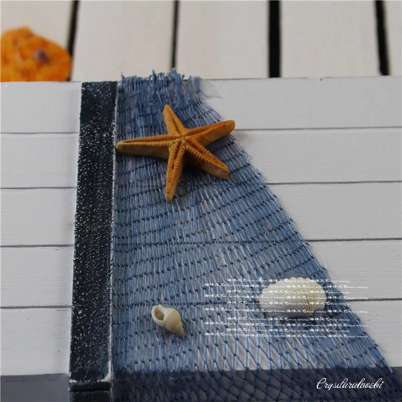boîtes décoration marine navire coquillage étoile mer cordelette bleu marine gris blanc chambre bébé