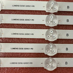 bandes led blanc modernes aluminium fixations bouton poussoir lisse régulières