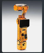 cache caméra orange noir texture grunge adhésif scratch résistant waterproof vintage industriel